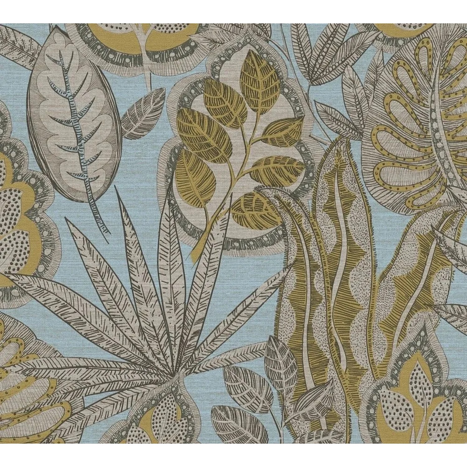 Tadessi Tapete Floral M1-No.10951 Vliestapete in Gelb