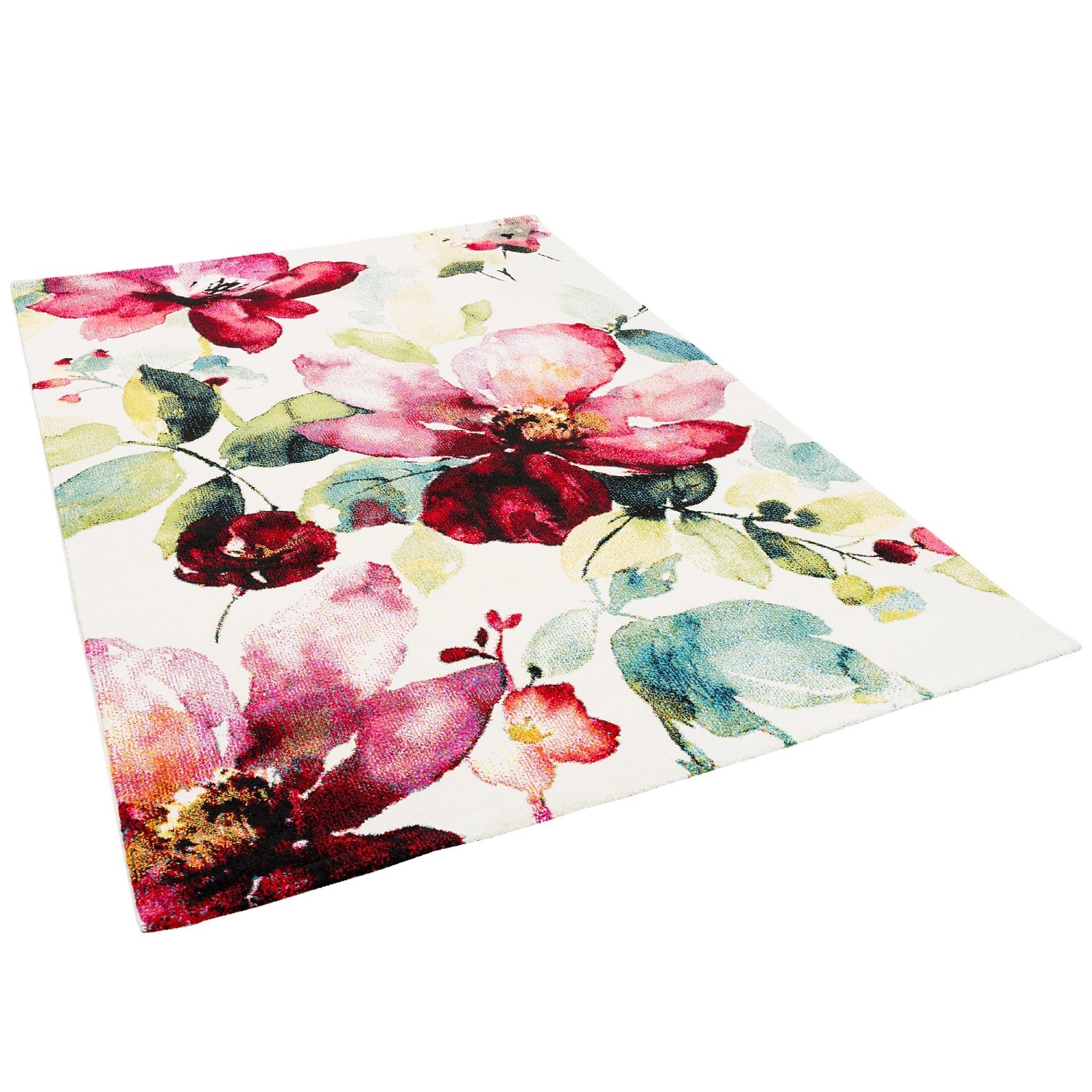 Pergamon Designer Teppich Brilliant Blumen Bunt 200x290cm günstig online kaufen