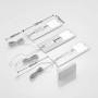 Arcchio 3er Set LED Unterschrankleuchten Nortra aus Aluminium, dimmbar, mit Kabeln und Netzteil. Modernes Design für Küche.