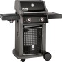 Weber Gasgrill Spirit E-220 Classic, 2 Brenner, Seitenbrenner, schwarz. Grillwagen mit Ablagetischen.