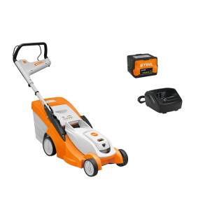 Stihl Akku-Rasenmäher RMA 239 C Set mit Akku AK 20 und Ladegerät AL 101, orange.