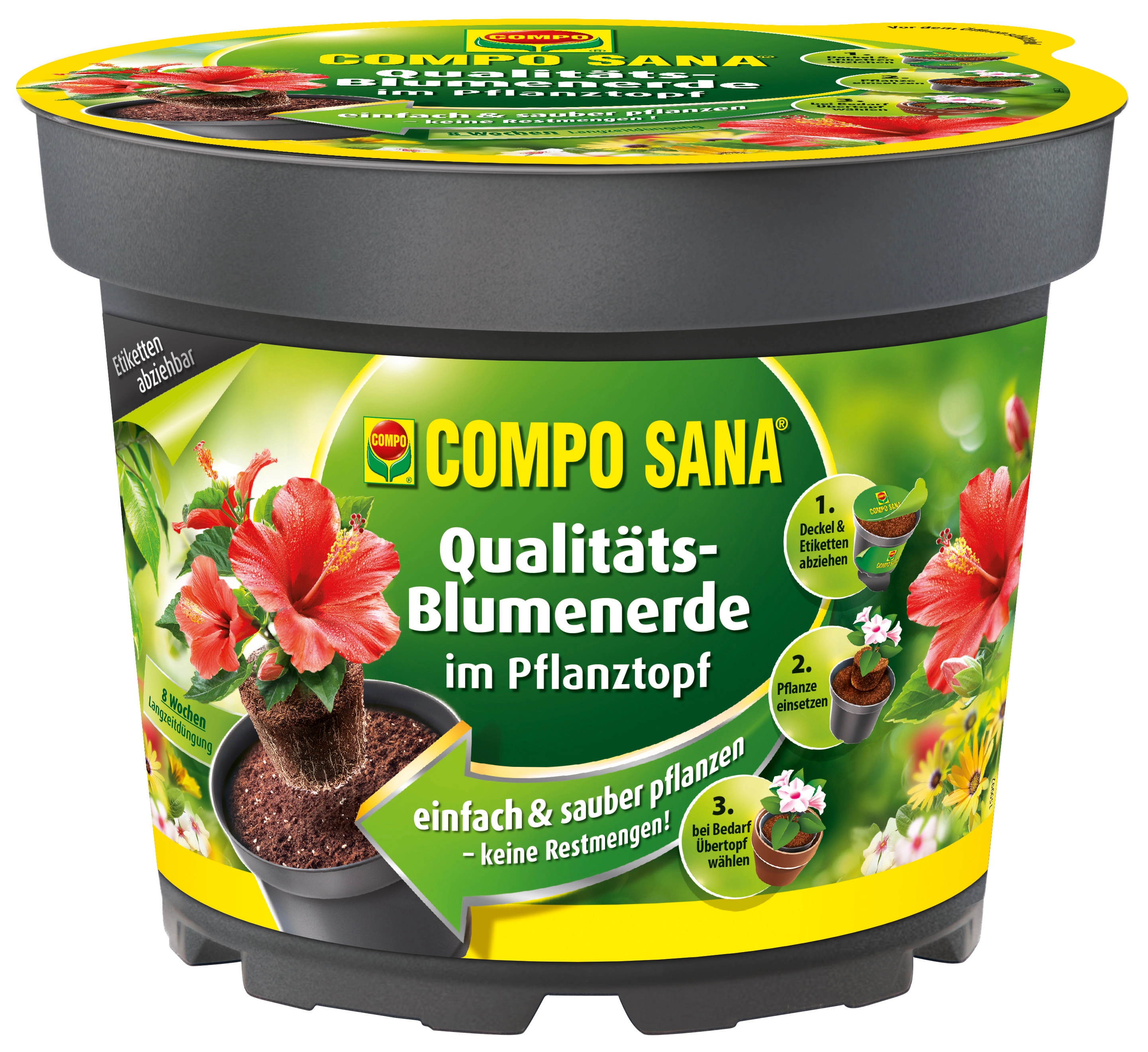 Compo Sana QualitätsBlumenerde im Pflanztopf 4,8 l kaufen bei OBI