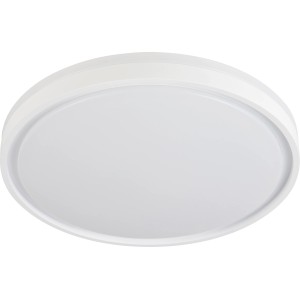 Weiße, runde LED Deckenleuchte Angera, Ø 44,5 cm, für Innenräume.