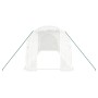 vidaXL Gewächshaus mit Stahlrahmen Weiß 16 m² 8x2x2 m 3188030_4