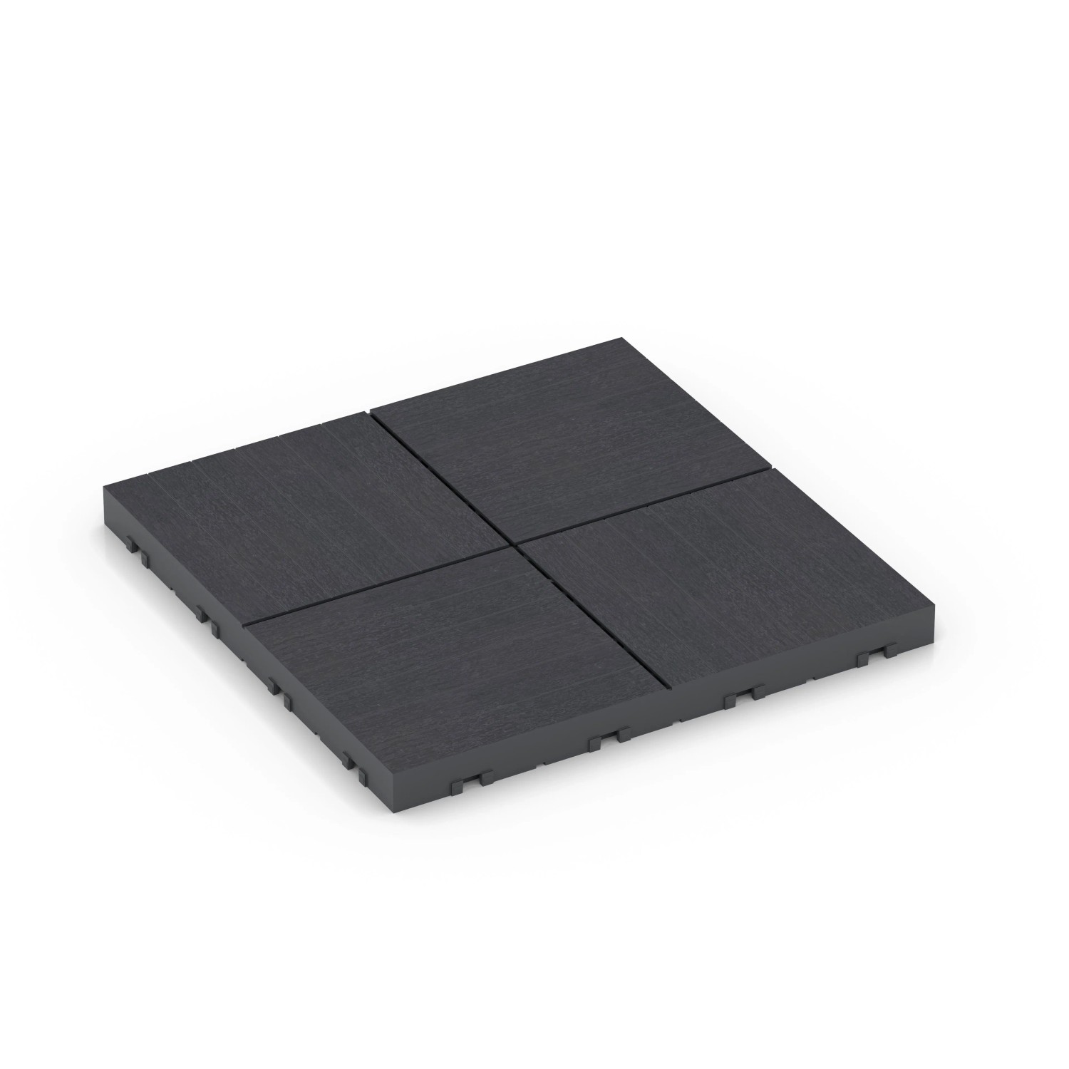 WARCO Mosaik-Klickfliese Schiefer 30 x 30 x 2
