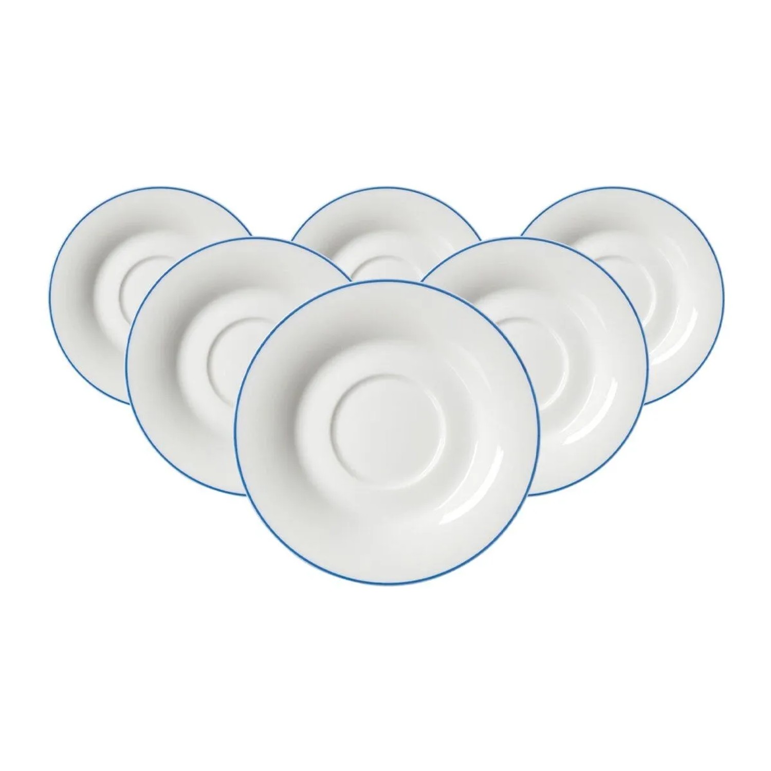 Ritzenhoff & Breker Ostfriese Teeuntertasse 12,5 cm 6er Set Blau