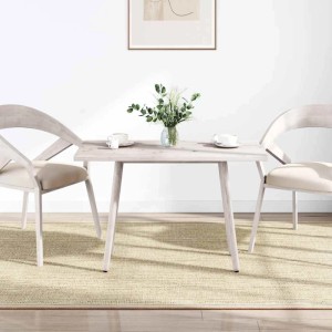 vidaXL Tischplatte Weiß 110x60x2,5 cm Massivholz Kiefer Rechteckig 824421