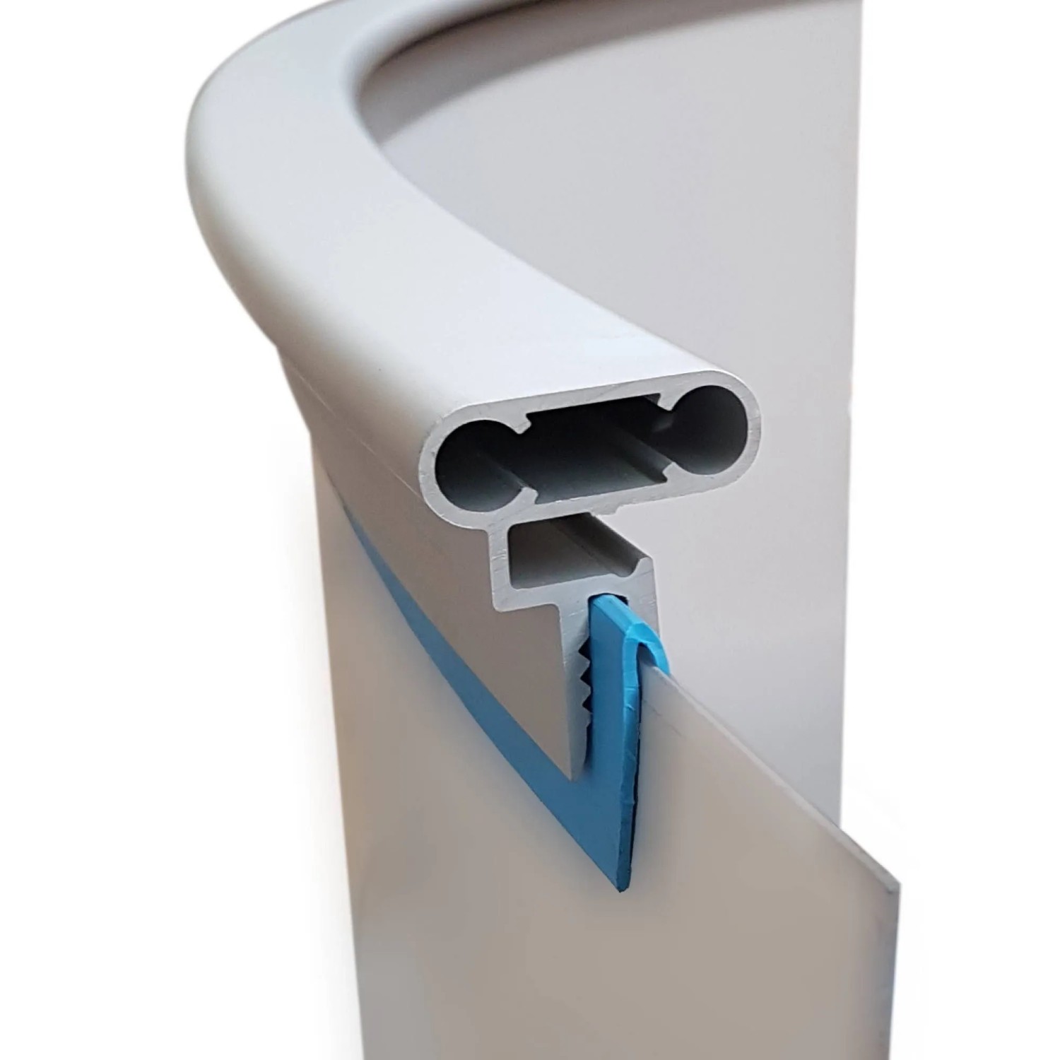 Waterman Pool Handlaufpaket Premium aus Aluminium für Ovalbecken bis 420 x 800 cm
