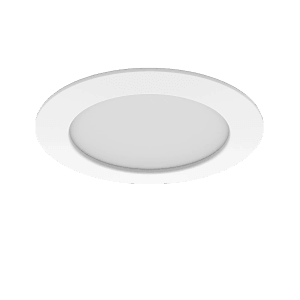 Weißer Philips Hue Einbauspot Slim, 17 cm, für smarte Beleuchtung mit Farbwechsel.