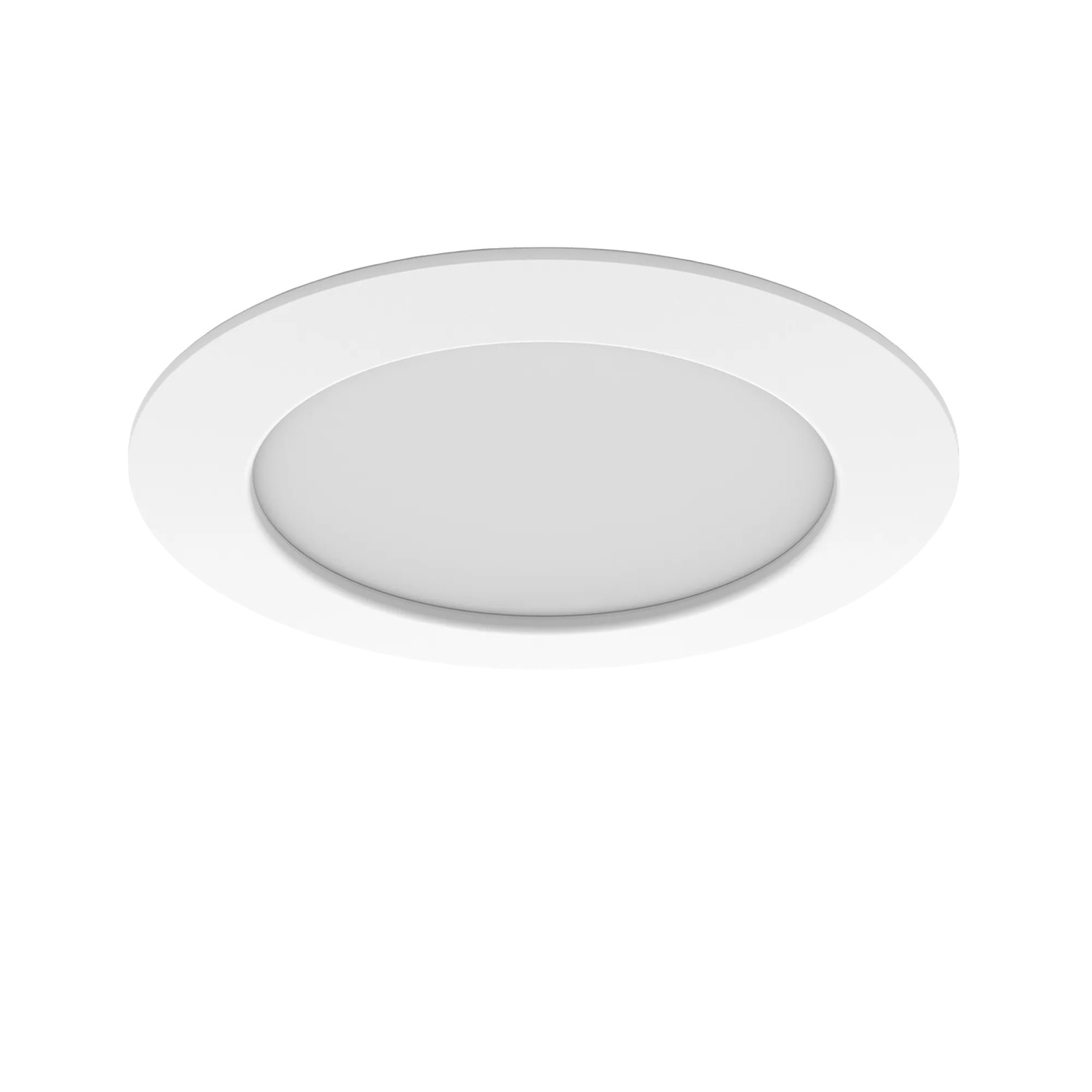 Weißer Philips Hue Einbauspot Slim, 17 cm, für smarte Beleuchtung mit Farbwechsel.