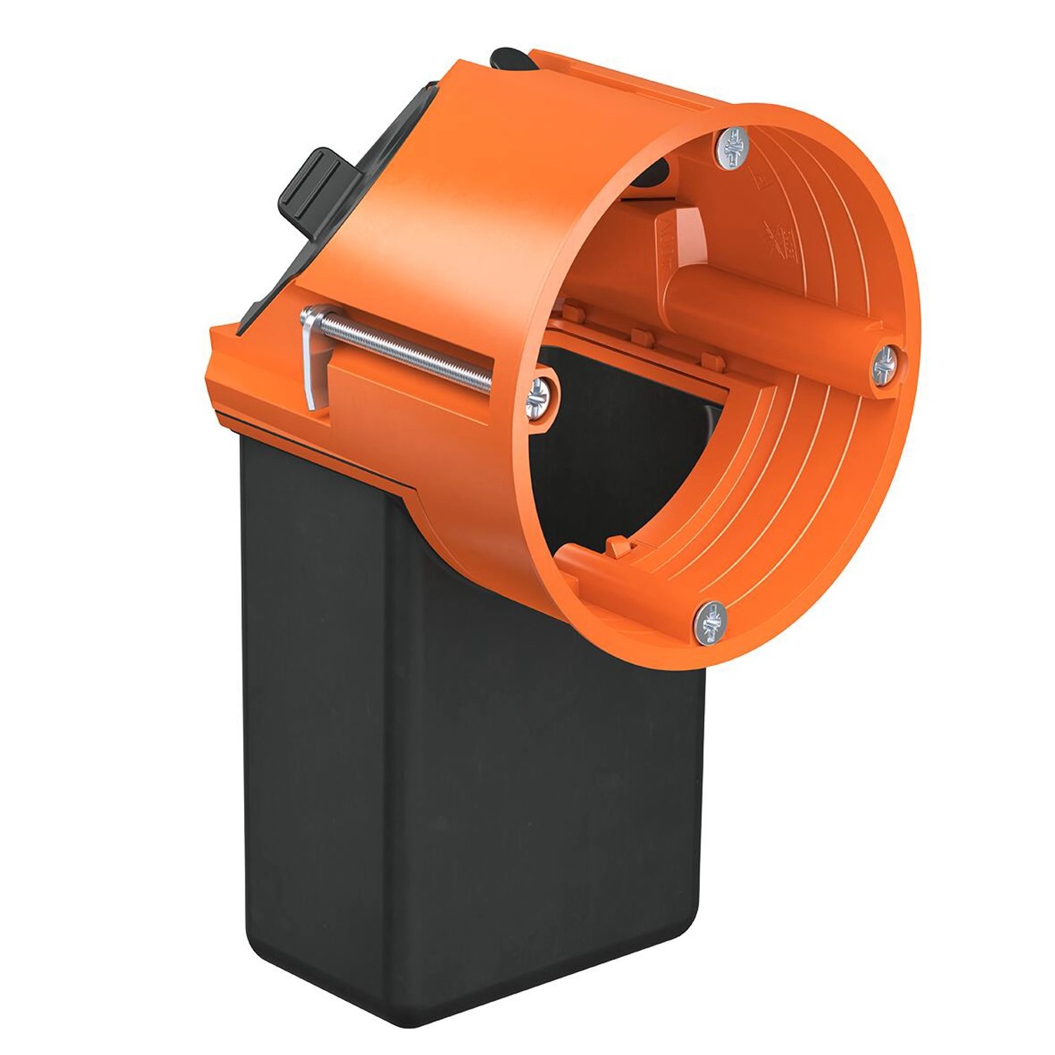 Kaiser Electronic-Hohlwanddose 9268-94 Orange-Schwarz