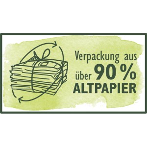 Verpackung aus über 90% Altpapier für Neudorff Mottenschutz.