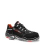Elten Sicherheitshalbschuh Senex ESD S3 Gr. 45, schwarz mit Textil und Kunststoffkappe.