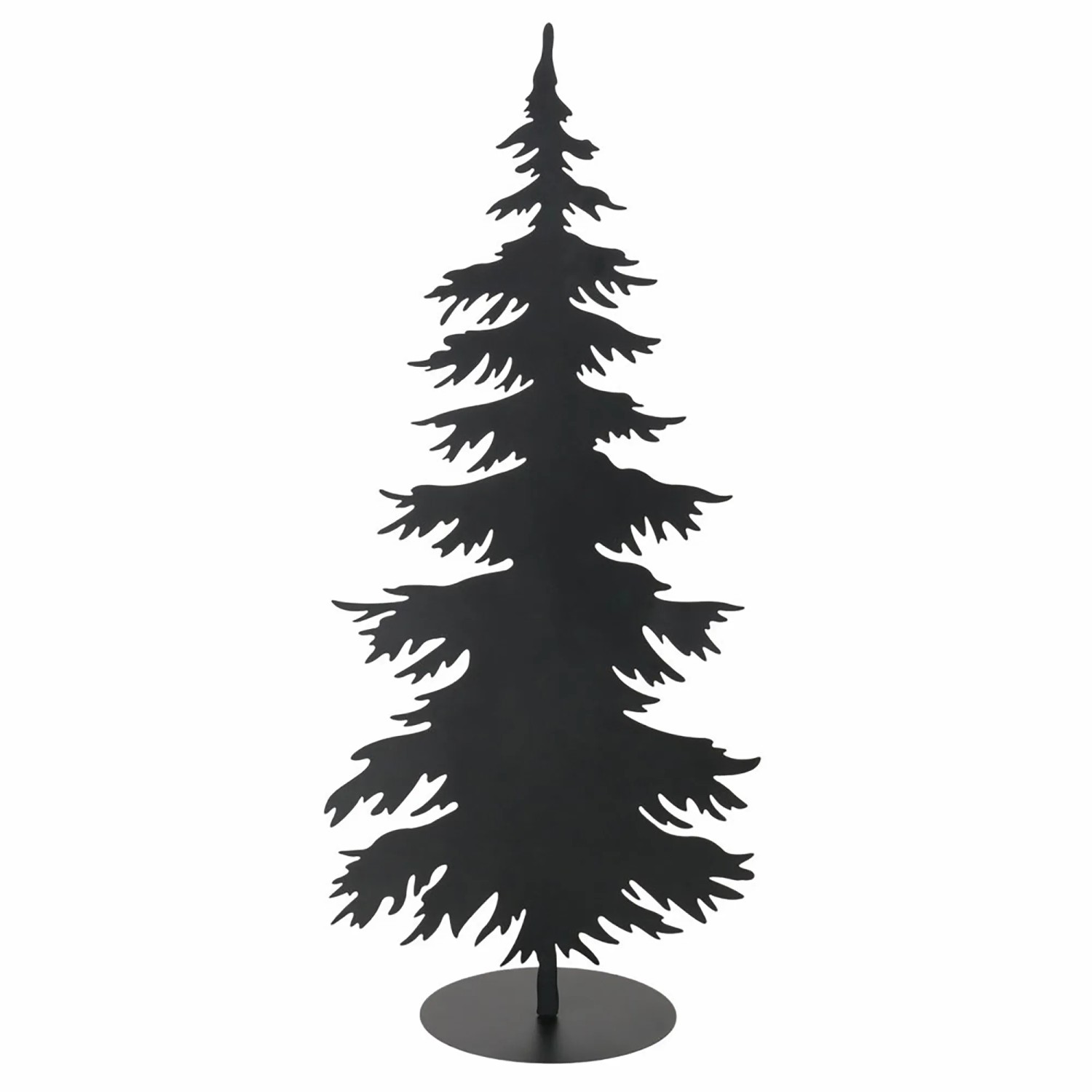 Boltze Baum-Dekoaufsteller Findus 51 cm x 30 cm x 115 cm Schwarz