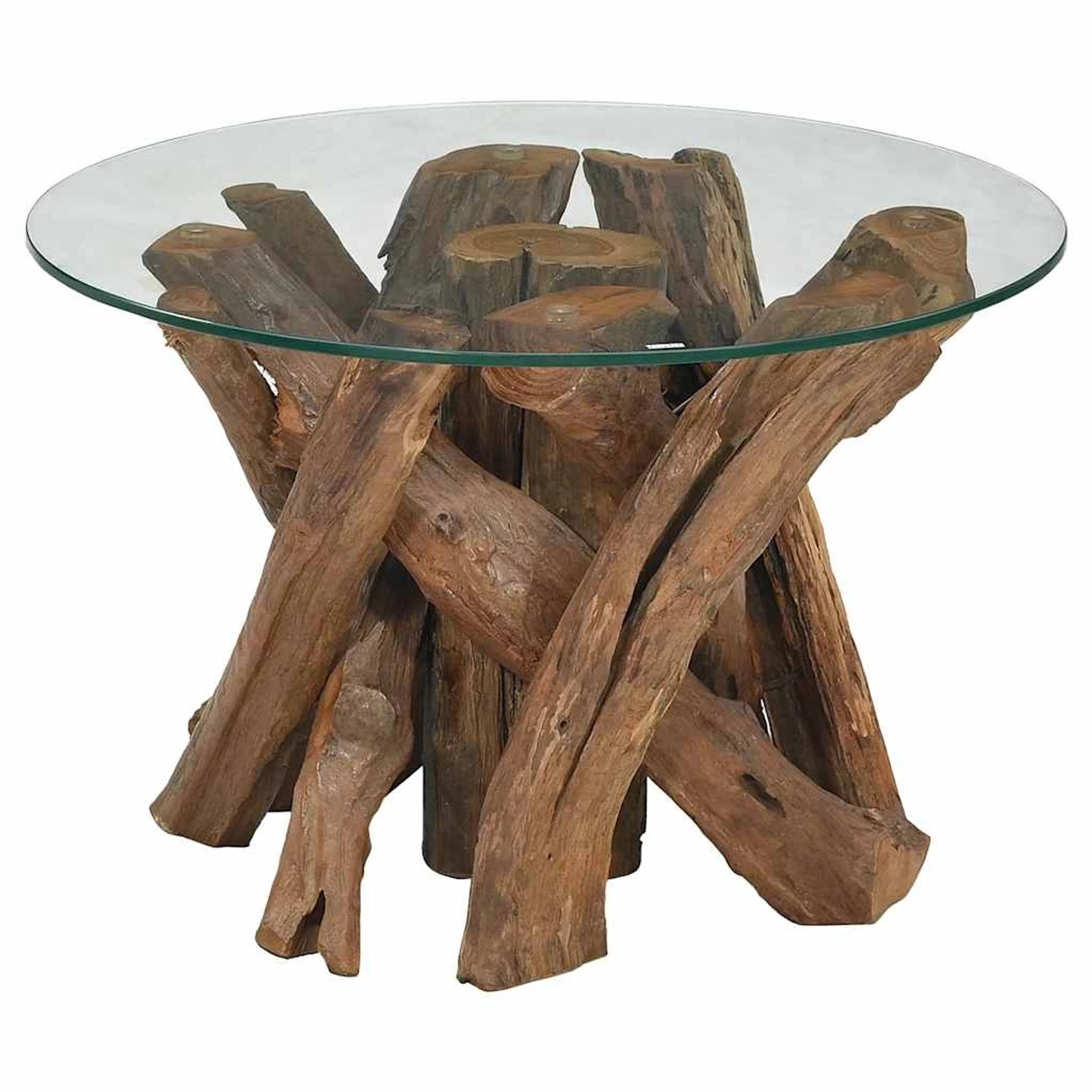 vidaXL Couchtisch Massivholz Teak Treibholz 60 cm 243473 günstig online kaufen