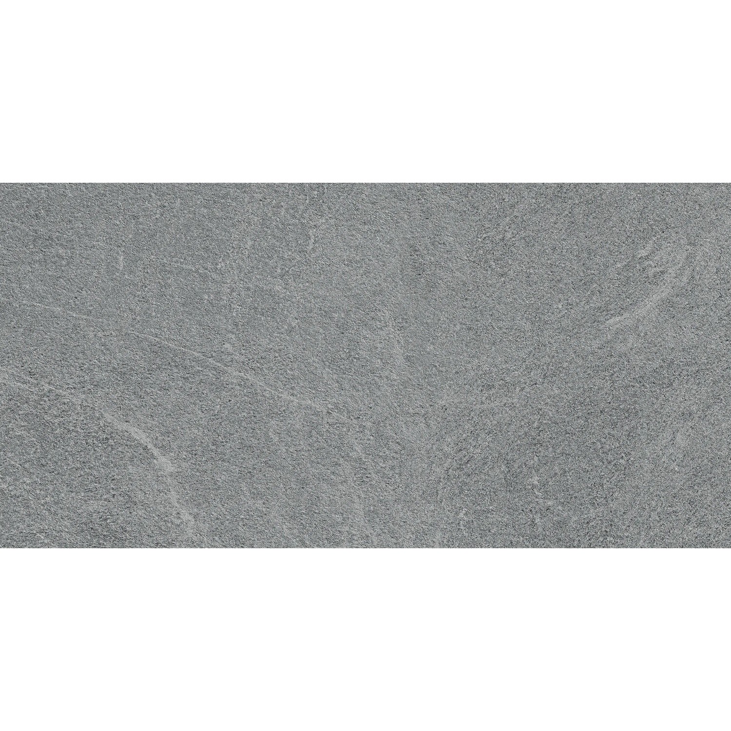 Terrassenplatte Feinsteinzeug Vero 2.0 in Steinoptik Grau, 50x100 cm.