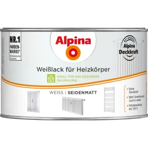Alpina Weißlack für Heizkörper seidenmatt 300 ml