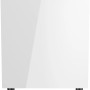 Optifit Spülenunterschrank Rurik986, 60 cm, weiß, mit glänzender Tür und Edelstahlgriff.
