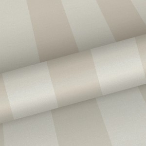 Sanders & Sanders Tapete mit beigen Streifen, Rolle 53cm breit.