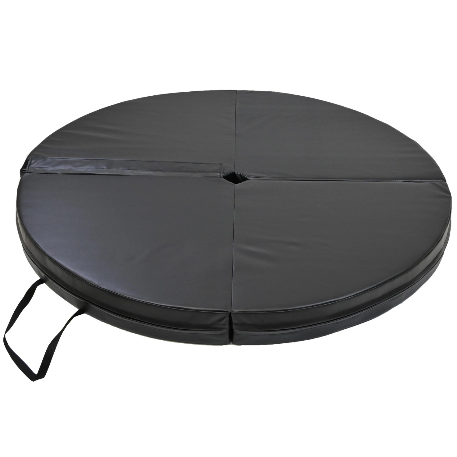 TRUTZHOLM Tanzstangenmatte Stärke 10cm Durchmesser 120cm Schwarz