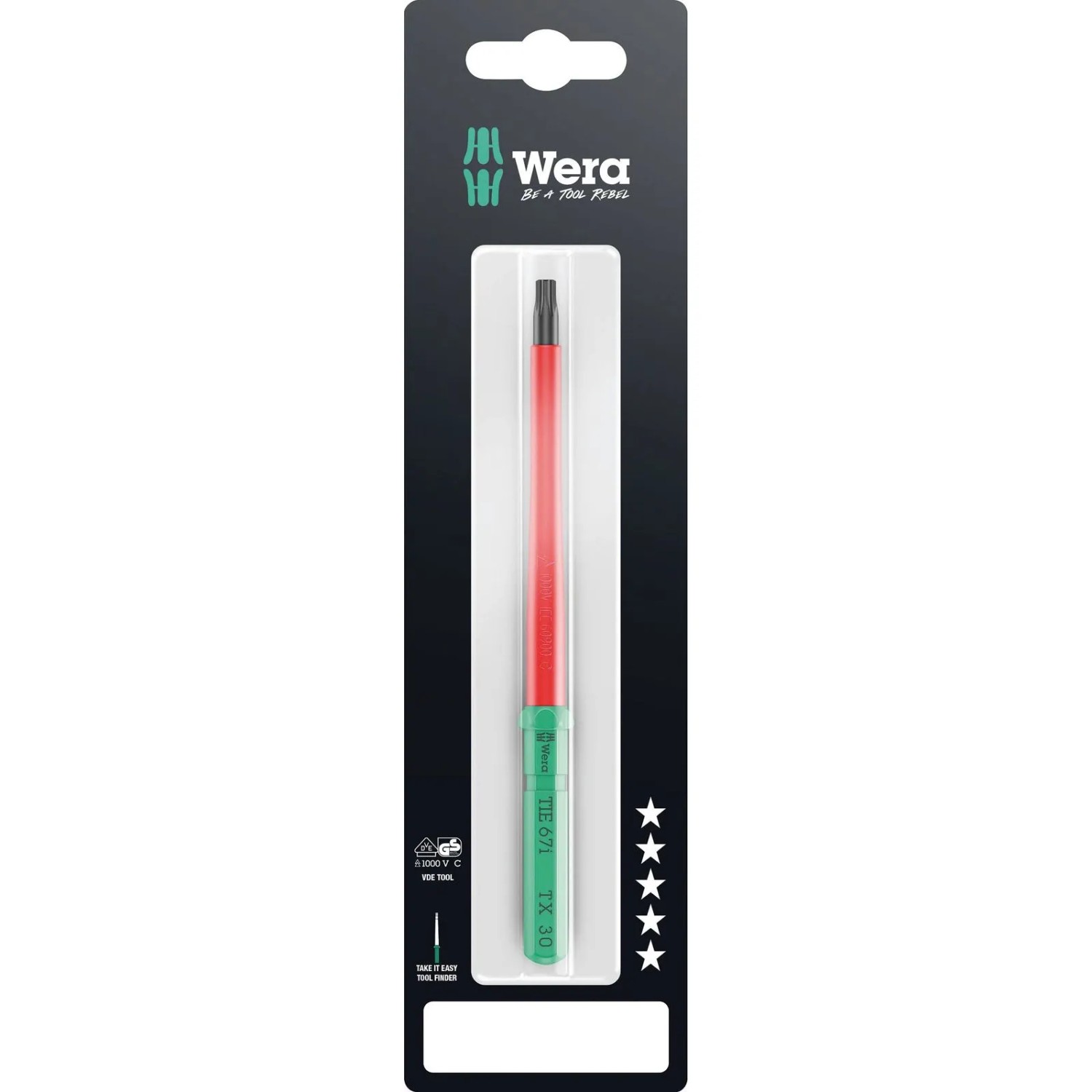 Wera Kraftform Kompakt VDE 67 I TORX Take It Easy SB 05006574001