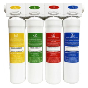 VIZIO 4-Stufen Trinkwasserfilter für 1 Jahr, Hauswasserfilter System.