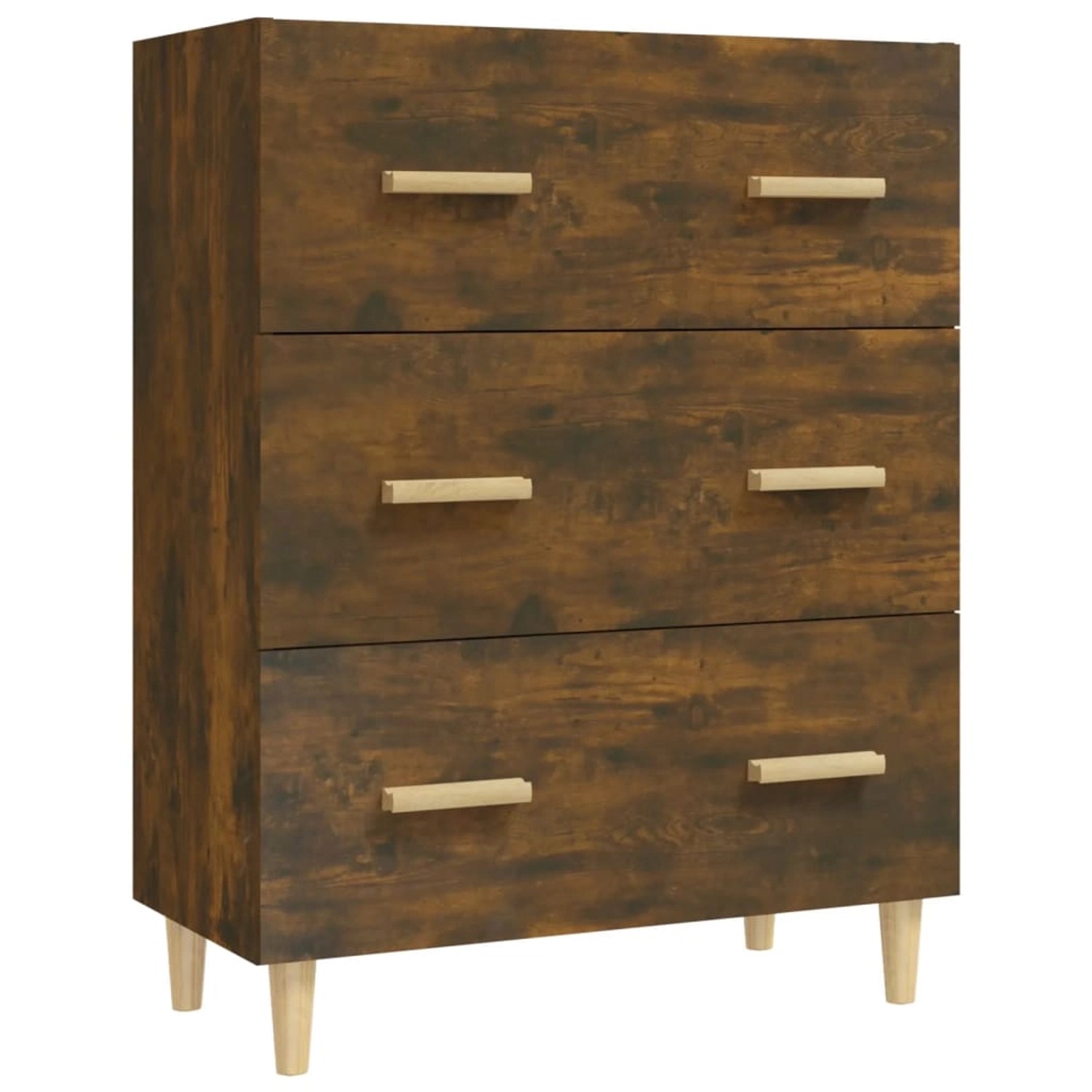 vidaXL Sideboard Räuchereiche 70x34x90 cm Holzwerkstoff 817345 günstig online kaufen