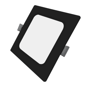 LUXULA LED Einbauleuchte 18W IP44-Geschützt 1800lm Lichtfarbe Einstellbar CCT 220x26mm Einbaustrahler Deckenspot Eckig Schwarz