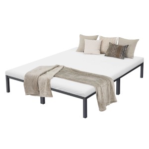 ML-Design Metallbett 160x200 cm auf Stahlrahmen mit Lattenrost Anthrazit Metall