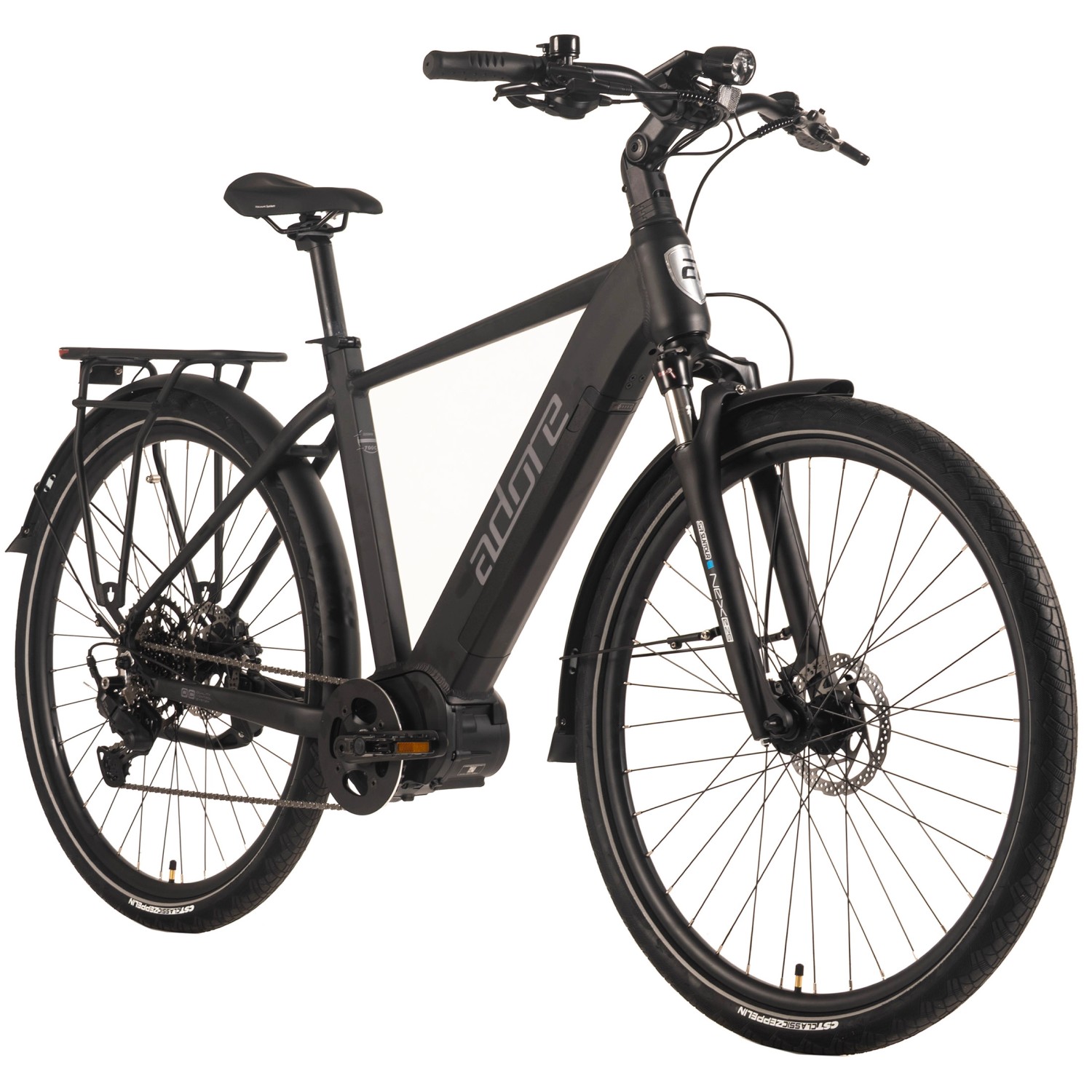 ADORE E-Trekkingbike 28 Zoll Alu Trekking E-Bike ATX-390 Mittelmotor 85NM 15Ah Schwarz_2