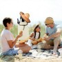 Relaxdays Einkaufstrolley Polyester Kunststoff Beige Klappbar Wasserabweisend 92,5 cm x 42 cm x 28 cm 1,4 kg_5