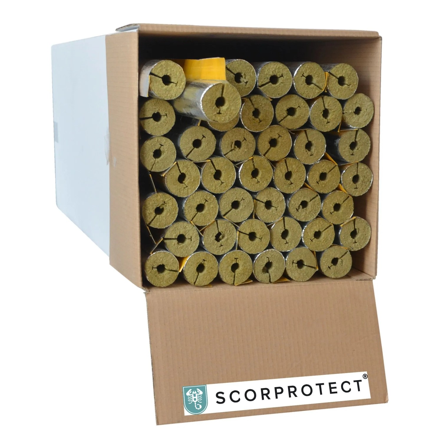 Scorprotect Karton Rohrisolierung Alu 18 MM X 20 MM günstig online kaufen