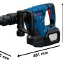 Bosch Professional Akku-Schlaghammer GSH 18V-5 mit SDS Max Aufnahme, blau.