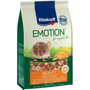 Vitakraft Emotion Beauty Selection All Age Mäusefutter 300g. Alleinfutter für gesunde Haut und Fell.