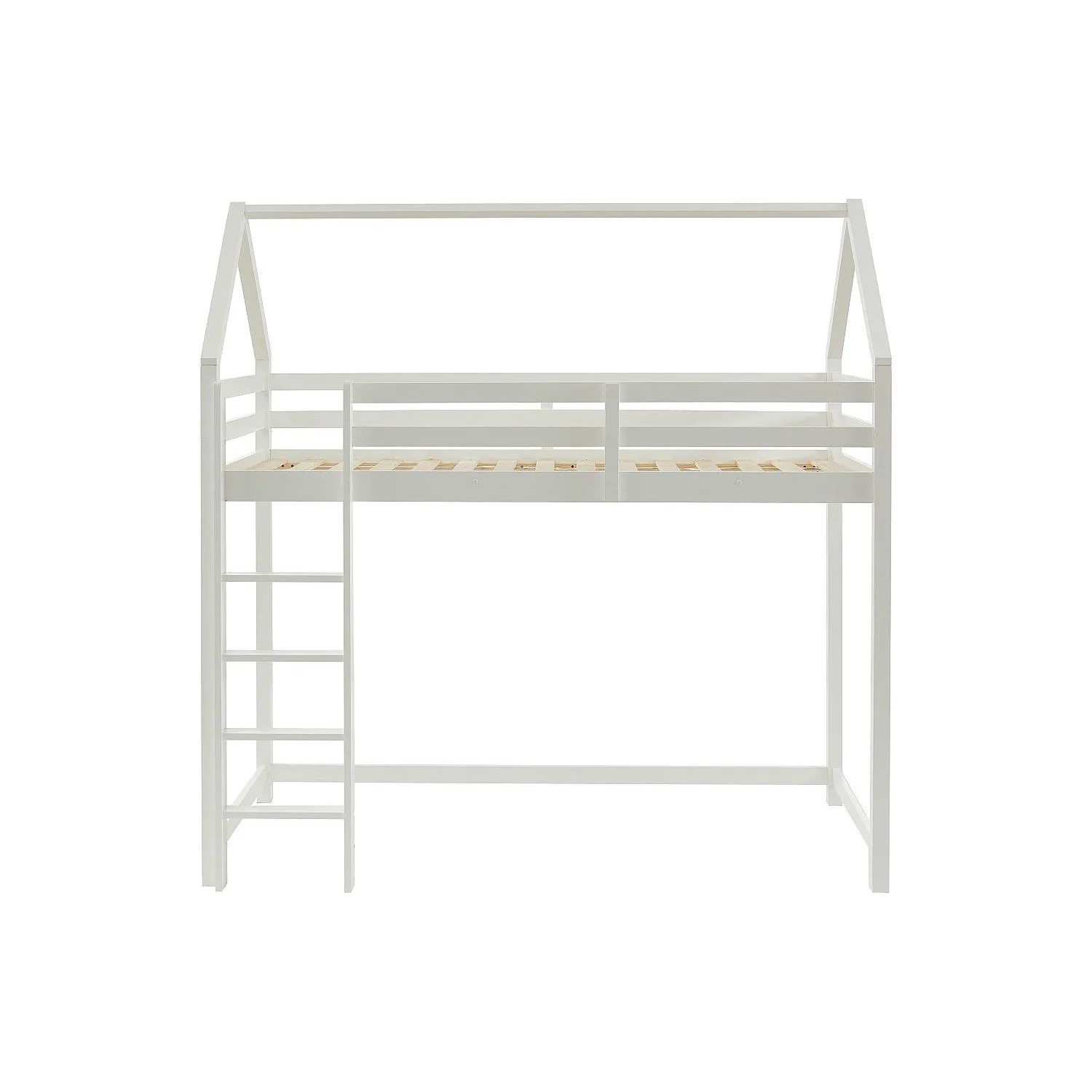 Vente-unique Hausbett Tarzia Weiß 197.5 cm