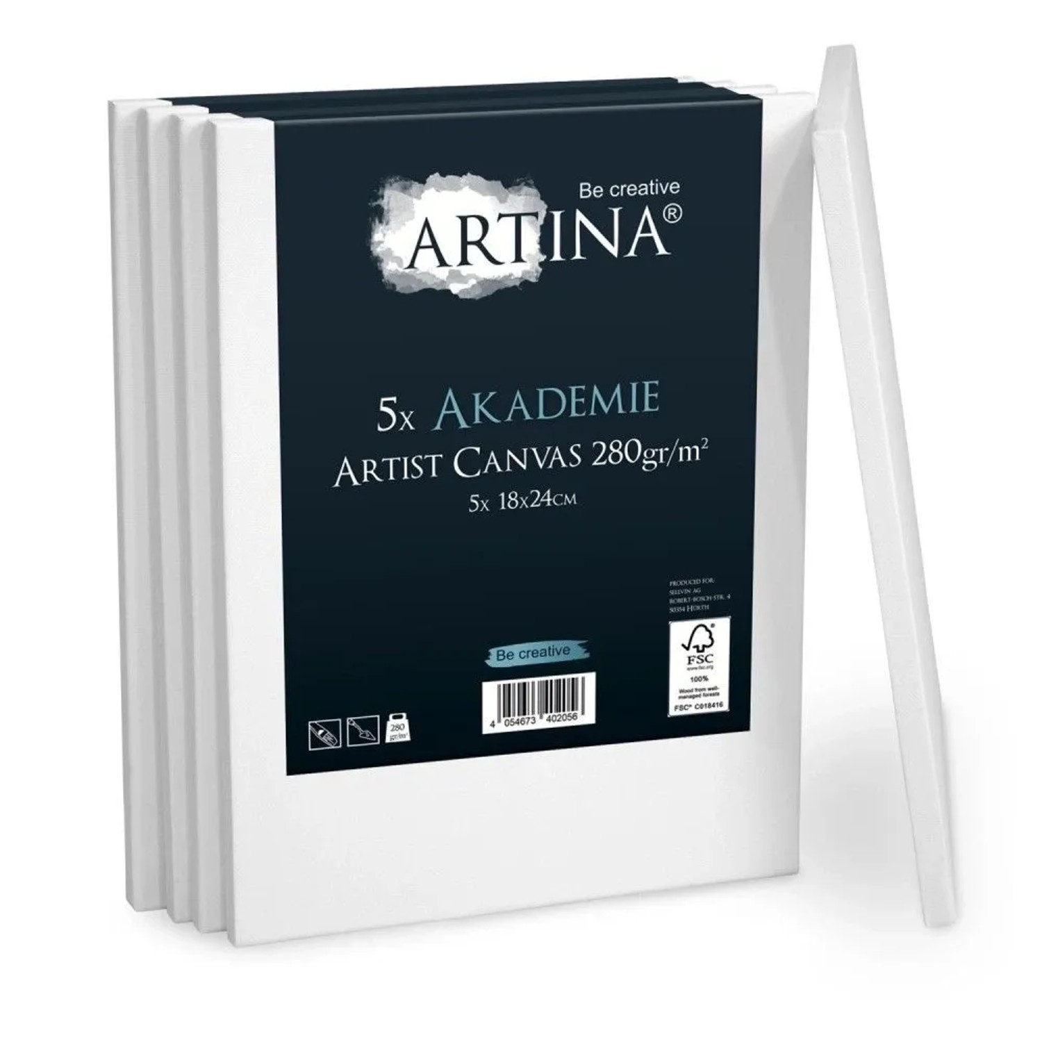 Artina Akademie Keilrahmen 18x24cm FSC 5tlg
