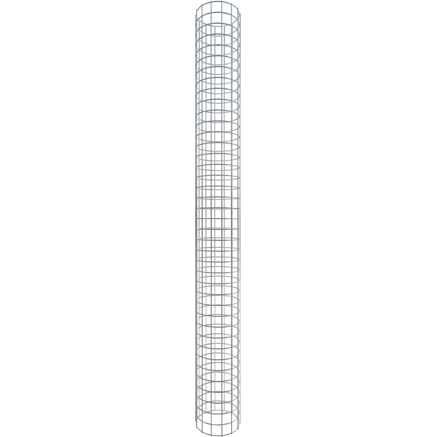 Gabiona Gabionen-Säule rund feuerverz 200 x Ø22 cm Maschenw 5 x 5 cm