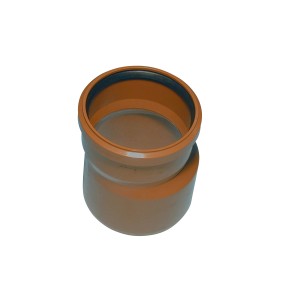 Marley KG-Rohr Reduzierung DN 125/110 für Kanalgrundrohre.