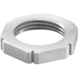 Wiska Gegenmutter M16, Kunststoff, zur Kabelführung und -befestigung.