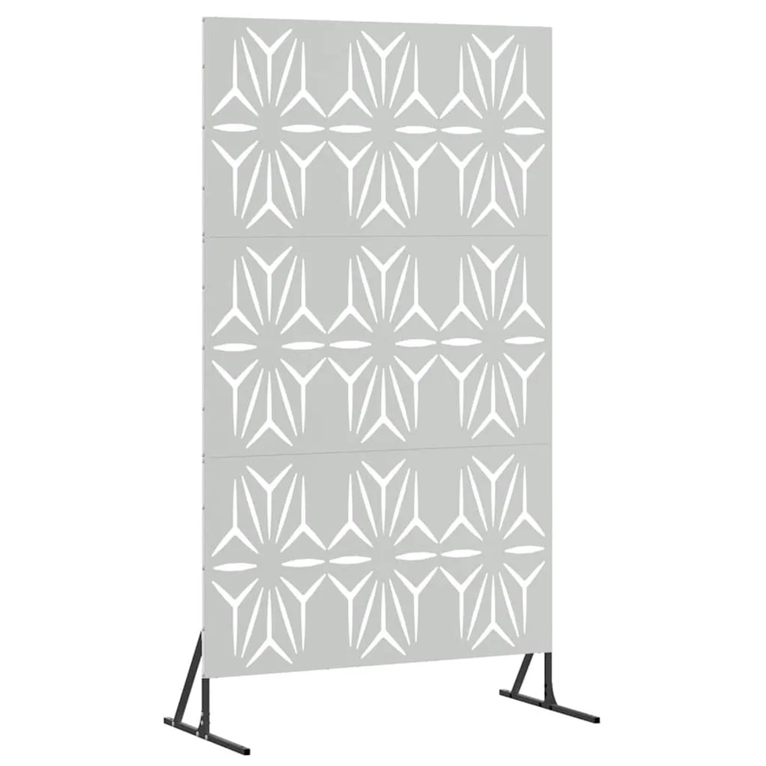 vidaXL Sichtschutz Grau 100 x 50 x 180 cm Stahl 868589 günstig online kaufen