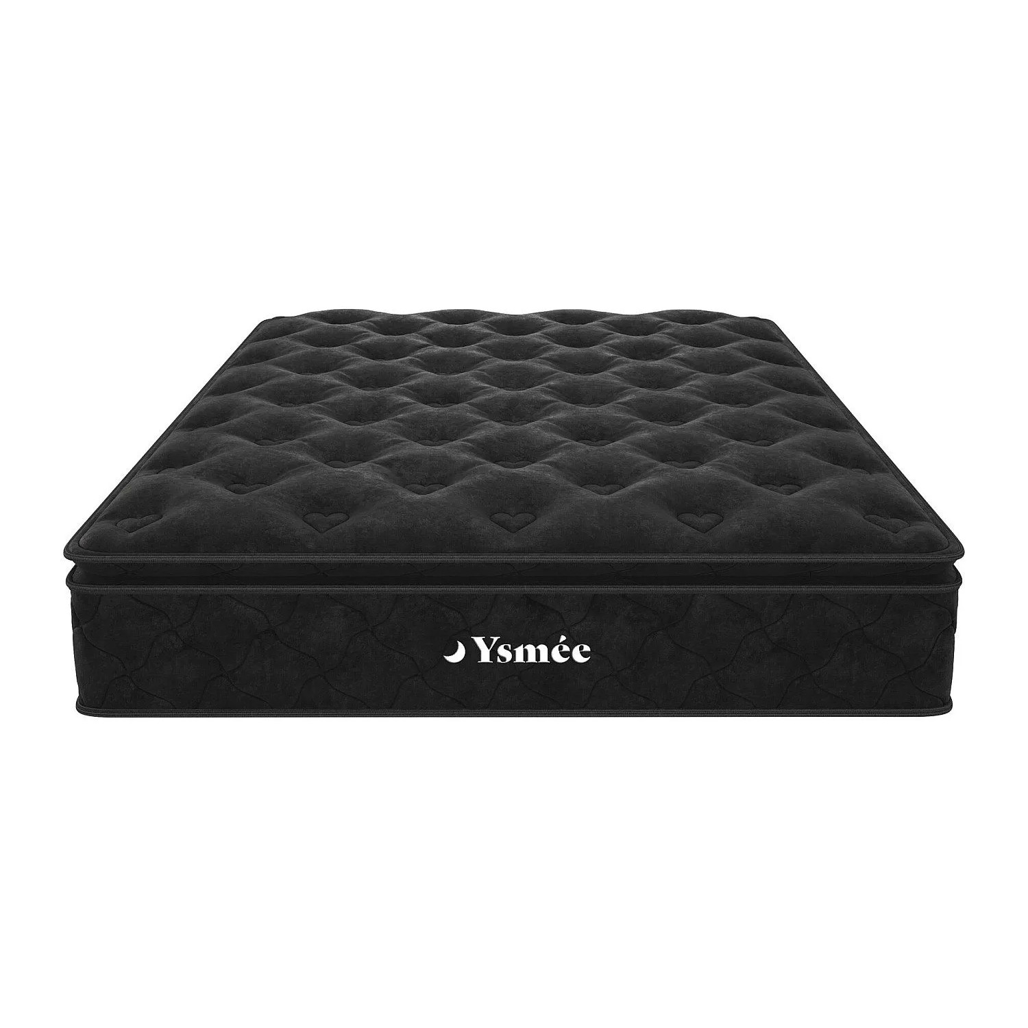 Vente-unique Standardmatratze Black Dream Schwarz 200 cm