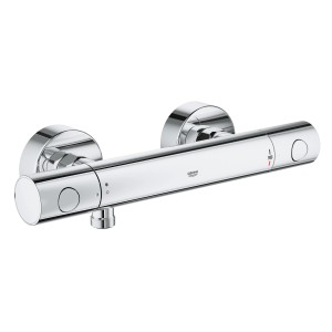 Grohe QuickFix Precision Get Thermostat-Brausebatterie DN 15, Chrom-Duscharmatur für die Wandmontage.