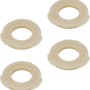 4er Set O-Ringe mit Laschen, 10x2 mm, für Brauseschläuche und Armaturen.