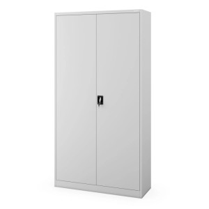 Jan Nowak Metall-Büroschrank JAN II H2200 220 x 115 x 40 cm Grau