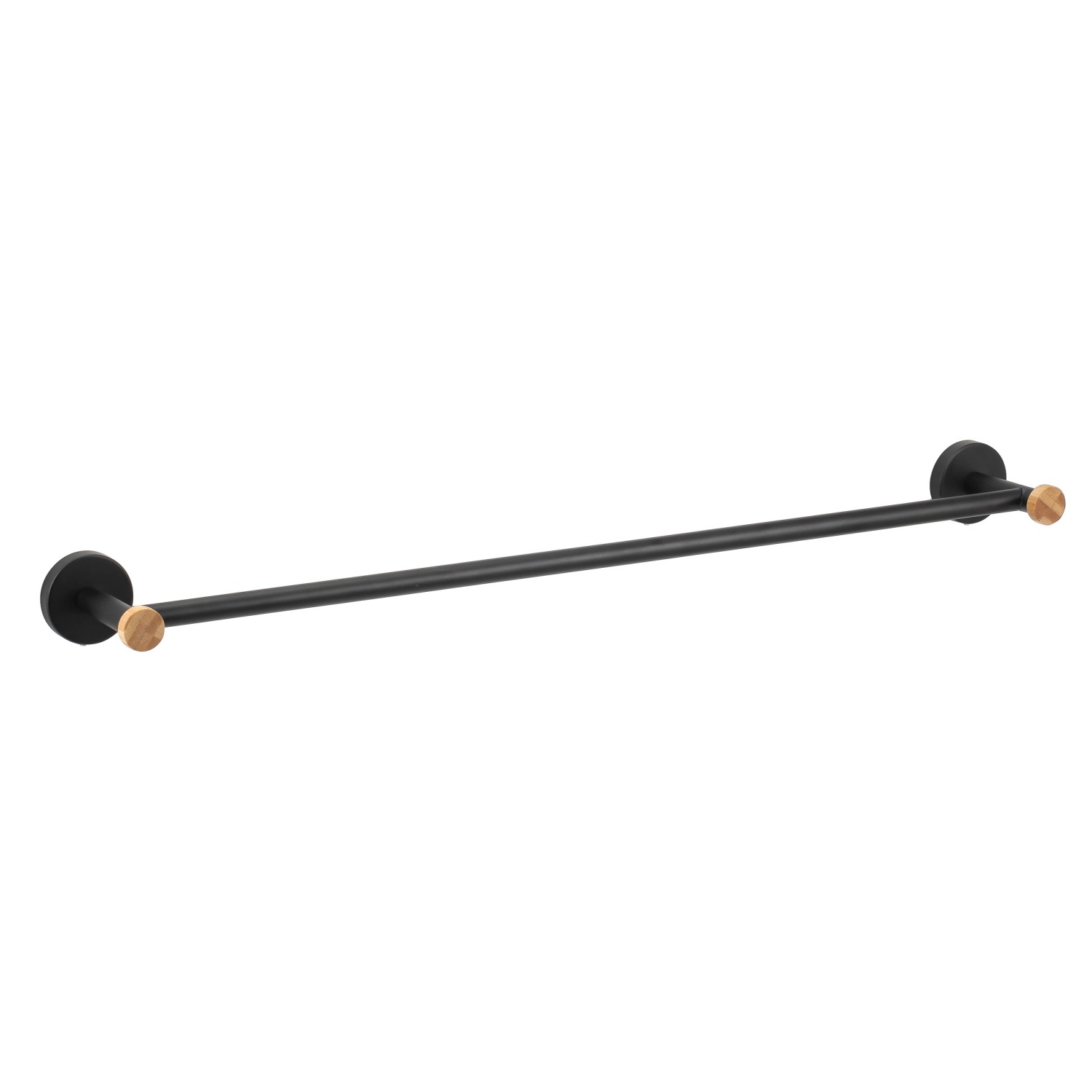 MSV Handtuchstange Iana 65,2 cm x 6,5 cm x 5,2 cm Schwarz