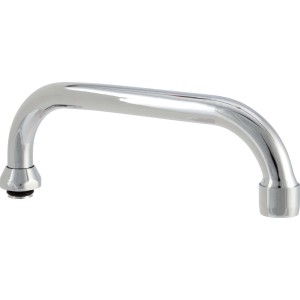 Verchromter OBI U-Auslauf, 200 mm, für Waschtisch- und Küchenarmaturen.