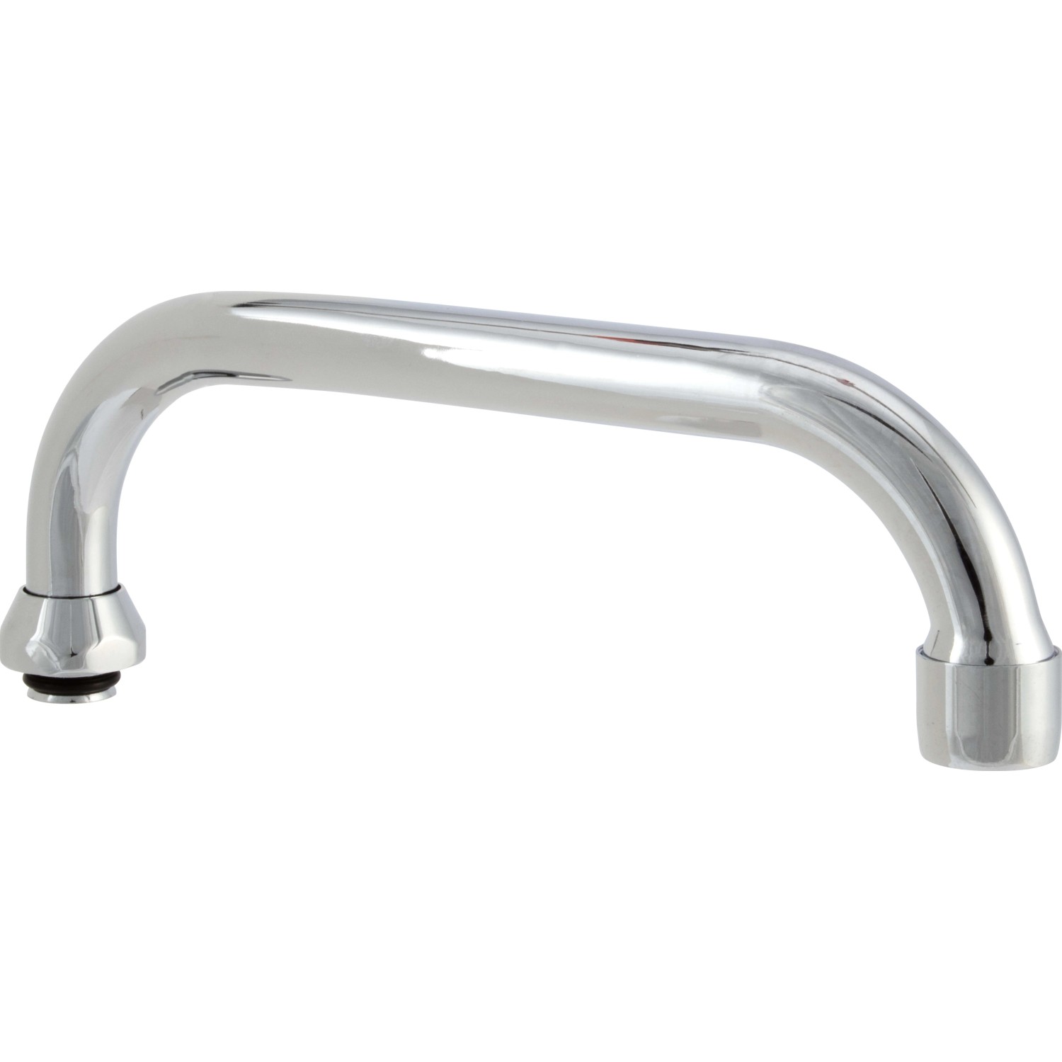 Verchromter OBI U-Auslauf, 200 mm, für Waschtisch- und Küchenarmaturen.