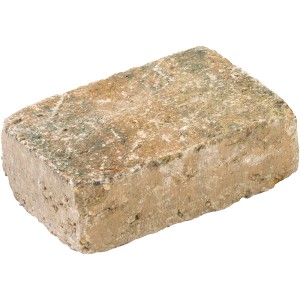 Diephaus Pflasterstein Collo Muschelkalk, 21x14x7 cm, für Gartenwege und Terrassen.
