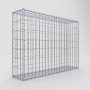 Gabiona Gabionenkorb, 70x100x20 cm, Maschenweite 5x10 cm, Drahtkorb für Einfassungen und Mauersysteme.