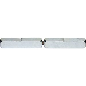 Bks Drückerstift geteilt 78430 Länge Innen 35 mm Länge Außen 65 mm Vierkant 9 mm Stahl verzinkt